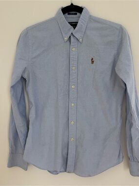 Light Blue Button-Down Oxford Shirt - Slim Fit // Boys Size 6